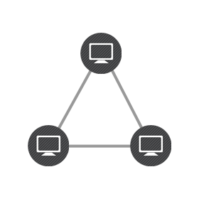 peer-to-peer graph